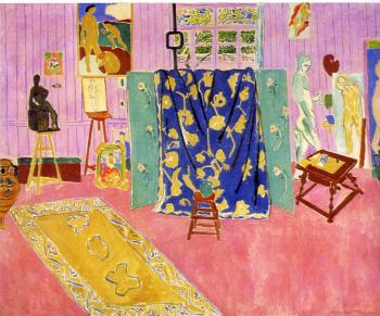 Henri Emile Benoit Matisse : the pink studio
